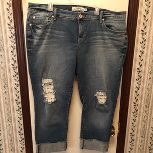 Torrid cropped jeans